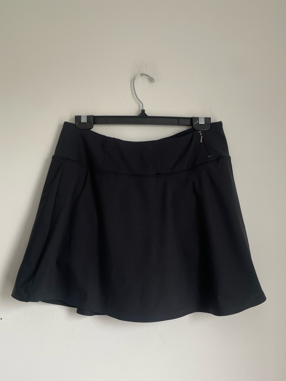 Calia Black Athletic Skirt w/ Built in Short and Zip Pocket Size M Tennis